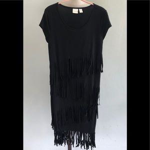 Chico’s Knit Fringe Dress